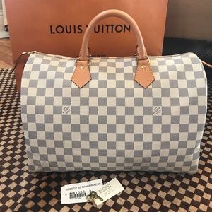LV’s “Speedy 35” in Damier Azur Canvas for YOU!!